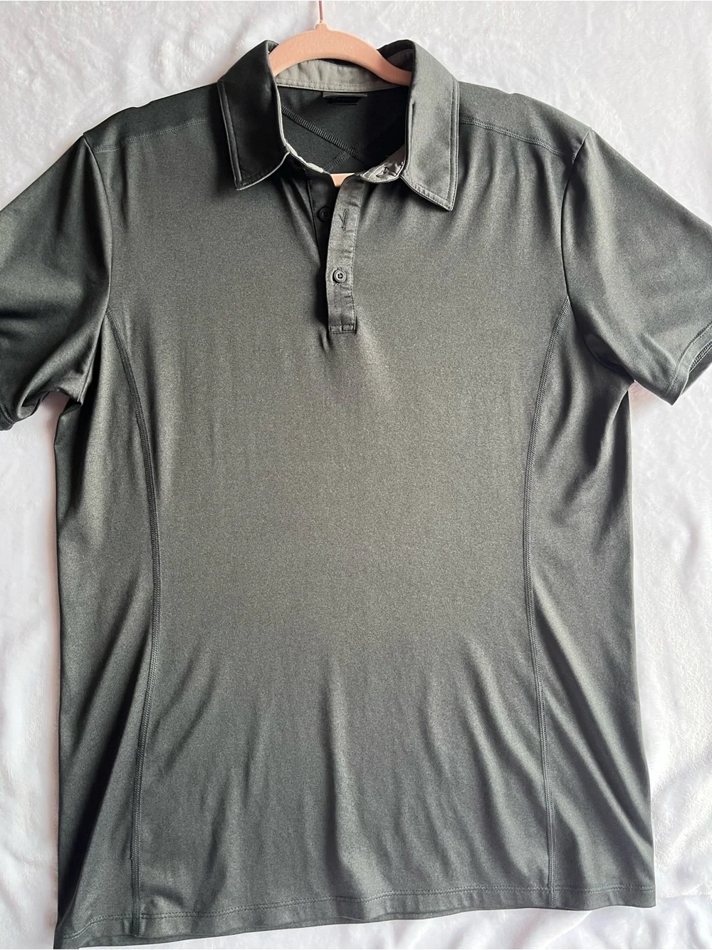 Hylete Men's Black Performance Polo